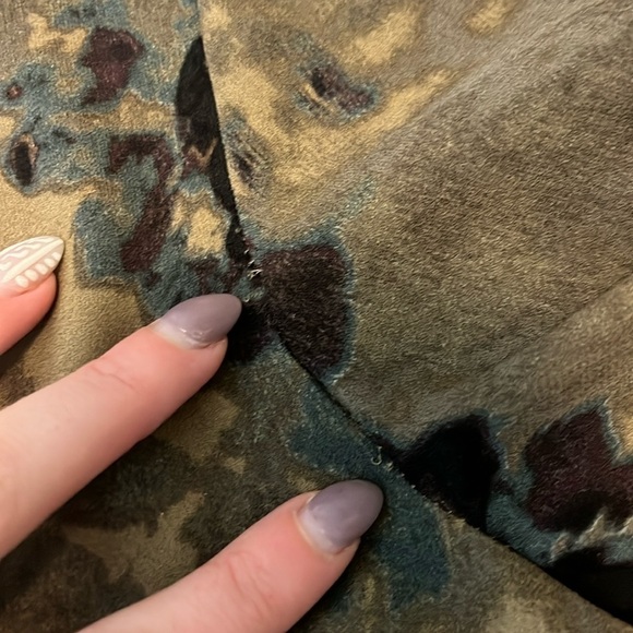 Aritzia Wilfred Myosotis Abstract Floral Minimalist Lagenlook Shift Dress - Picture 13 of 15